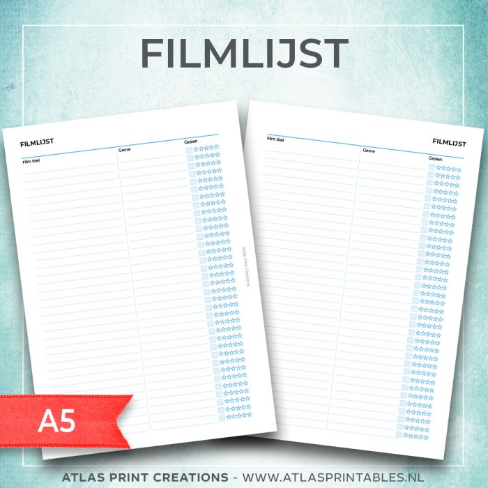 A5 - Filmlijst (2023)