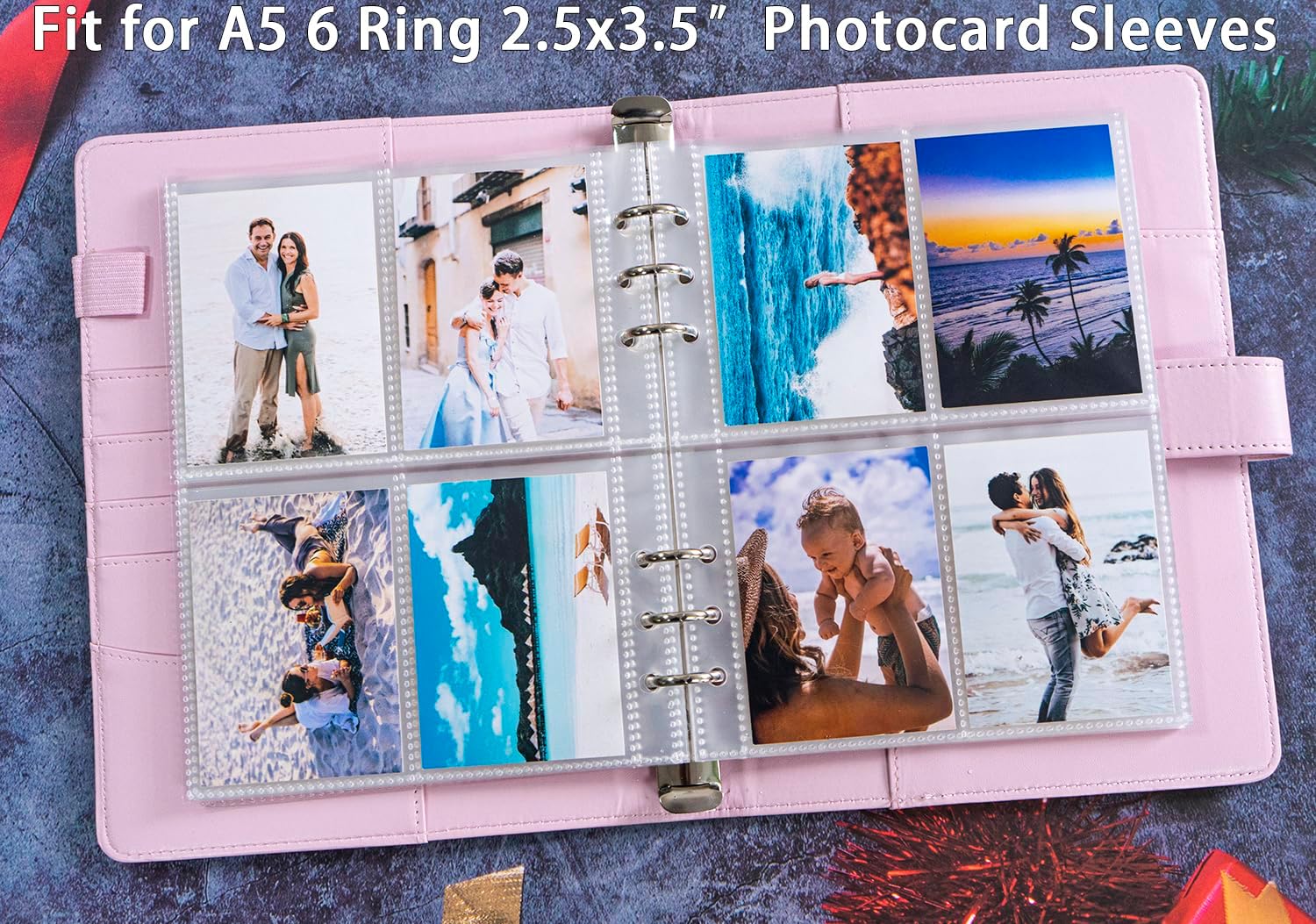 A5 Planner Binder PU-Leer – 6-Rings Map met Magneetsluiting A5 Planner Binder PU-Leer – 6-Rings Map met Magneetsluiting - Afbeelding 6