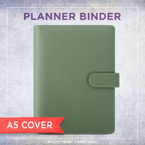 A5 Leren Planner Binder – Ringband Organiser met Pockets
