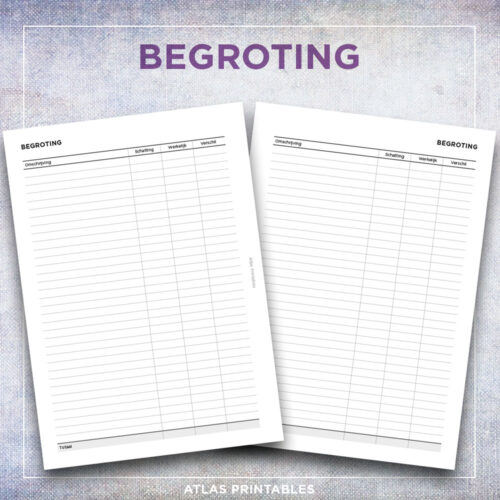 Begrotingsplanner