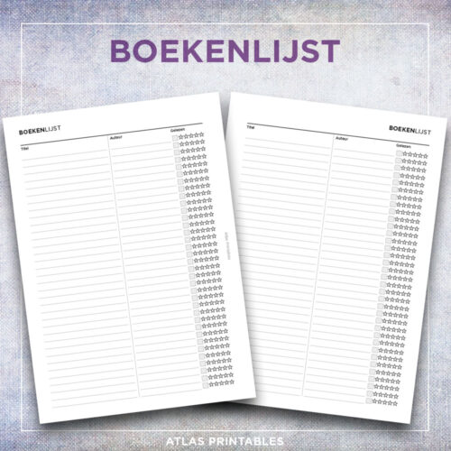 Boekenlijst