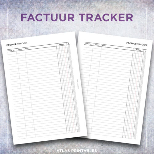 Factuur tracker