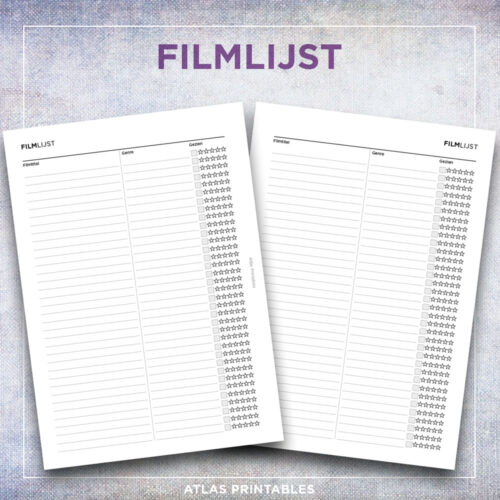 Filmlijst