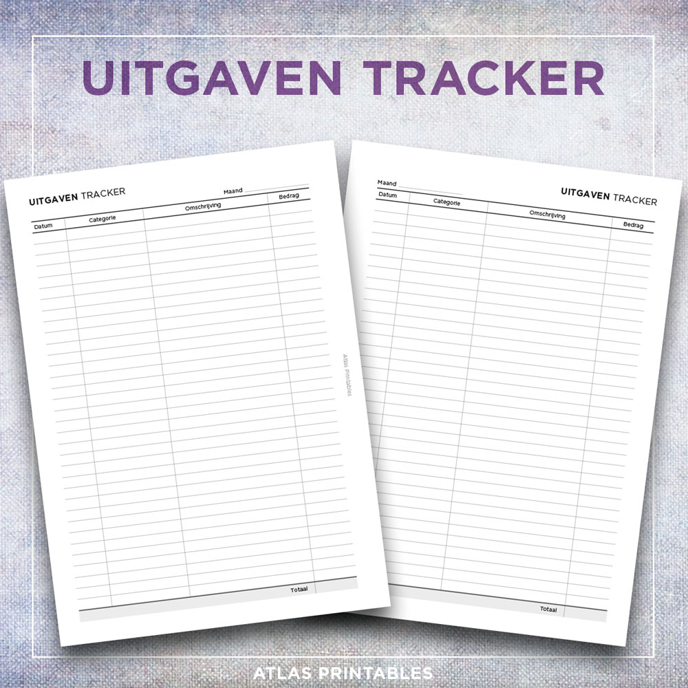 Uitgaven Tracker