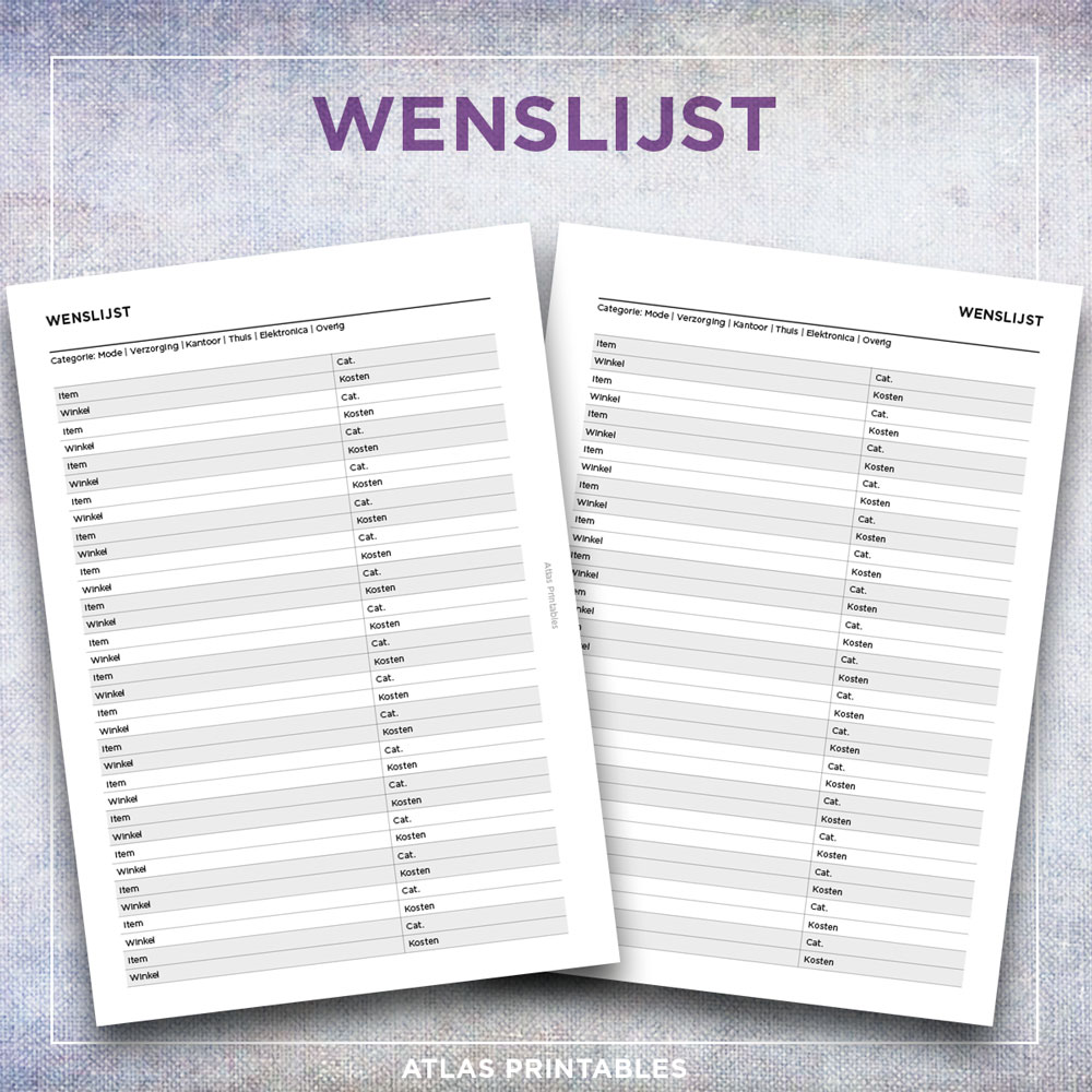 Wenslijst